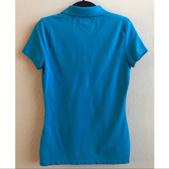 Tommy Hilfiger Blue Polo. Small. - Picture 2 of 3